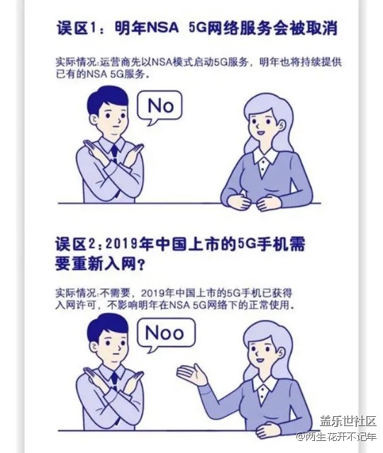 官方辟謠NSA   SA  5G 網(wǎng)絡(luò)