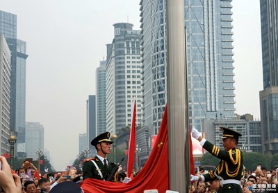 【國慶游記】之一：致敬心中的國旗