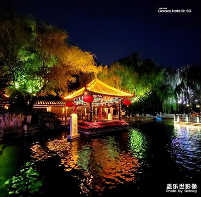 趵突泉#  Note10＋拍攝# 夜景模式#