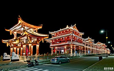 超廣角和超級夜景的隨拍——家鄉(xiāng)的廊橋