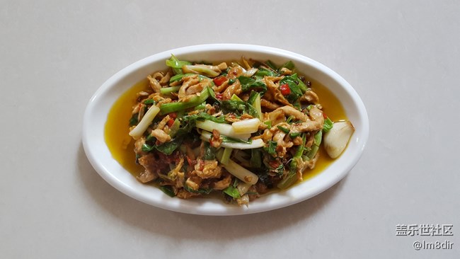 【私房菜】家常私房菜 蔥段炒肉絲