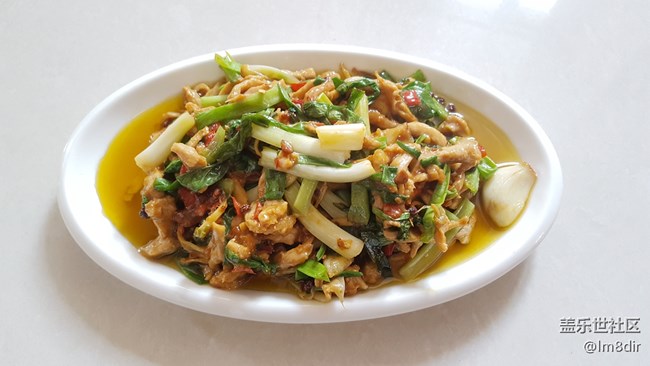 【私房菜】家常私房菜 蔥段炒肉絲