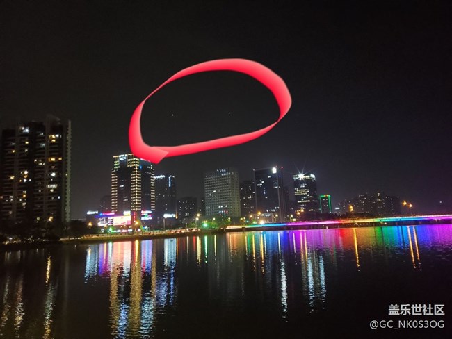 夜拍有虛影！以前沒注意，是更新原因嗎？？