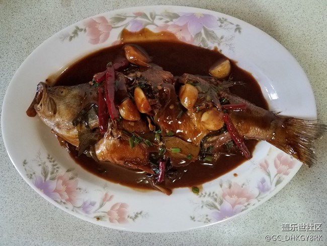 【私房菜】+紅燒鱸魚