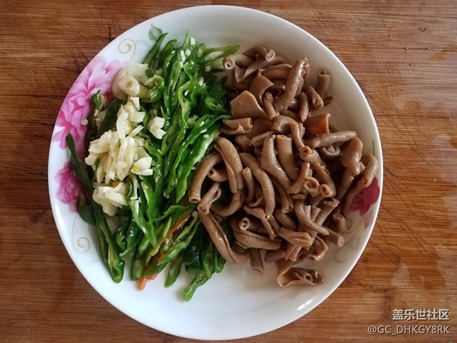 下飯菜---青椒炒鴨腸