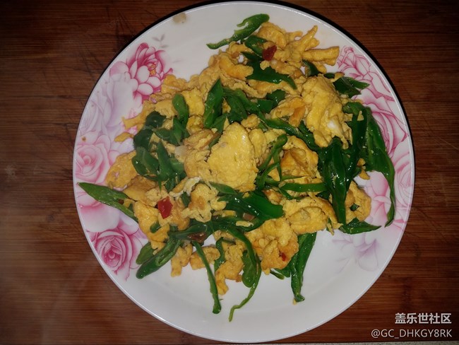 下飯菜---青椒炒雞蛋