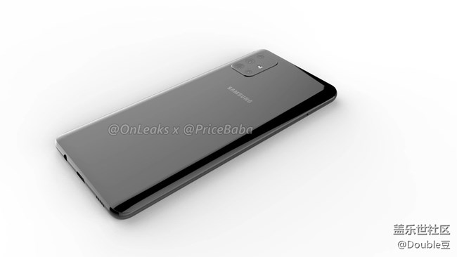 后置四攝，屏幕居中開(kāi)孔：Galaxy A51渲染圖曝光