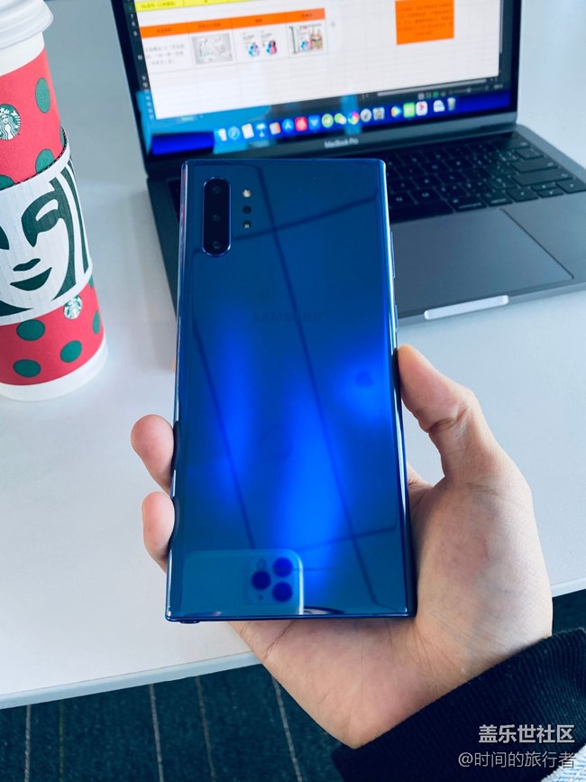 三星韓版霧嶼藍(lán)Note10+ vs 雪加夜魔版SNOW PLUS