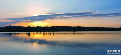 【倒影】+嘉陵江余暉