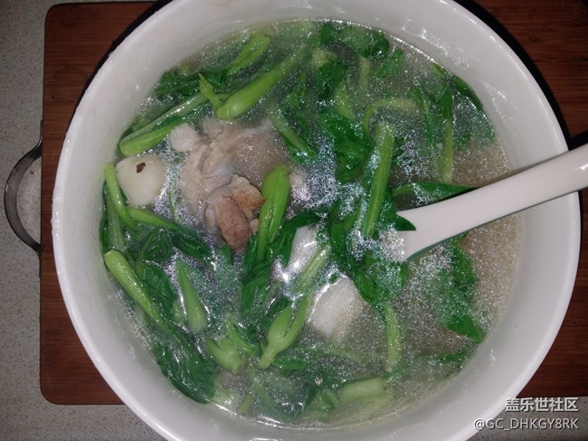 【暖胃好食】+山藥青菜大骨湯