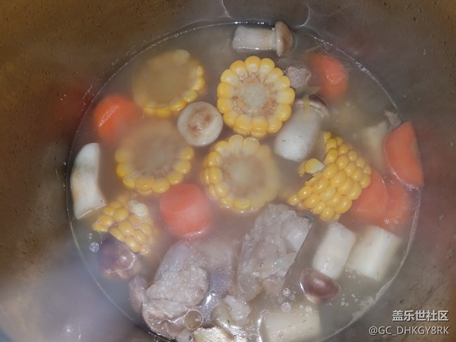 【暖胃好食】+山藥胡蘿卜松茸大骨湯