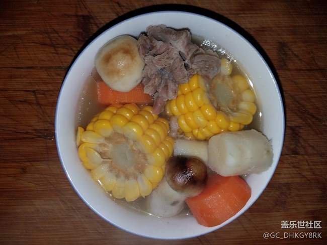 【暖胃好食】+山藥胡蘿卜松茸大骨湯
