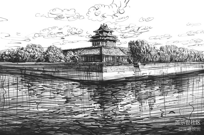 我用三星蓋樂(lè)世Note10畫(huà)魅力北京-紫禁城角樓