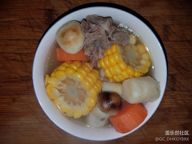 【暖胃好食】+山藥胡蘿卜松茸大骨湯