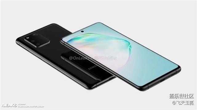 三星S10 Lite渲染圖曝光 居中打孔+潛望式四攝 三星S10 Lite渲染圖曝光 居中打孔+潛望式四攝