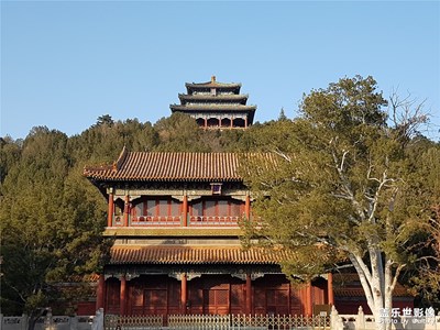 景山登高望