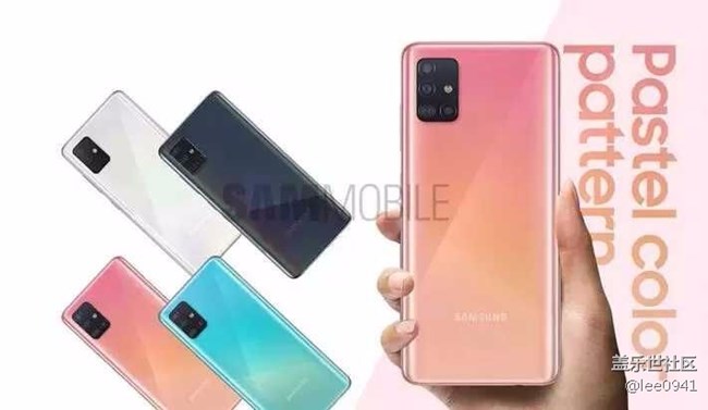 三星Galaxy A51官方渲染圖曝光，12月12日正式發(fā)布