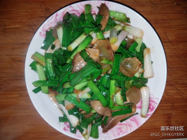 【家常菜】+大蒜炒咸肉