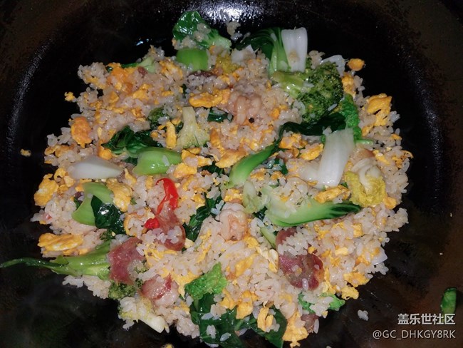 【溫暖早餐】+蝦仁香腸蛋炒飯