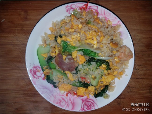 【溫暖早餐】+蝦仁香腸蛋炒飯