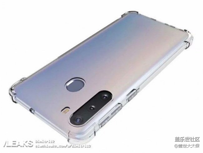 三星Galaxy A01/A21帶殼渲染圖曝光