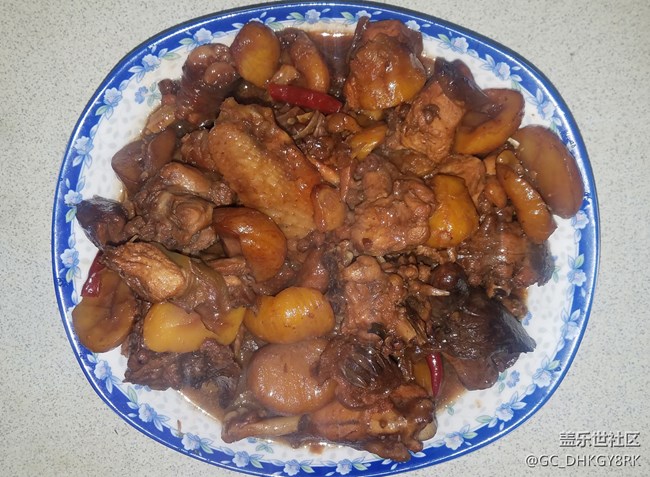 【年末美食】+板栗燒雞