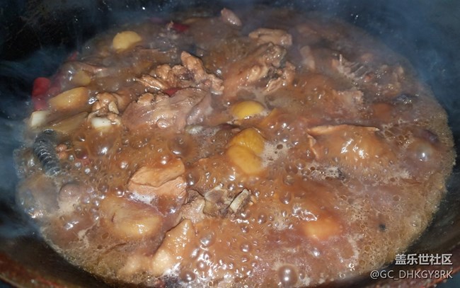 【年末美食】+板栗燒雞