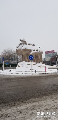 2020年的第一場大雪，坐標(biāo)【陜北-榆林】