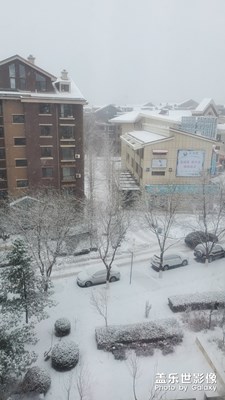 2020年的第1場(chǎng)雪。