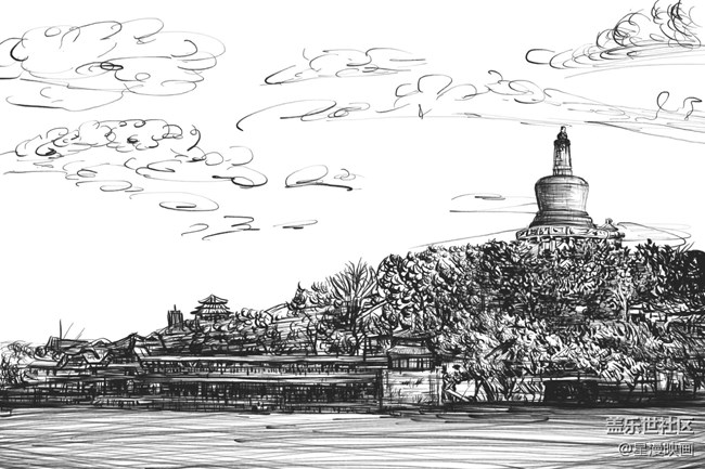 【我愛創(chuàng)作】我用三星蓋樂世 Note10 畫魅力北京-北海公園