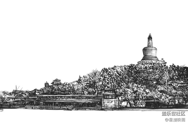 【我愛創(chuàng)作】我用三星蓋樂世 Note10 畫魅力北京-北海公園