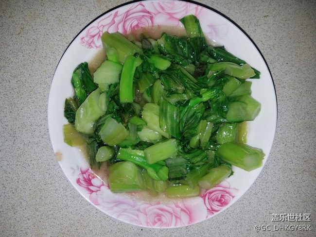 【家常菜】+清炒菜苔