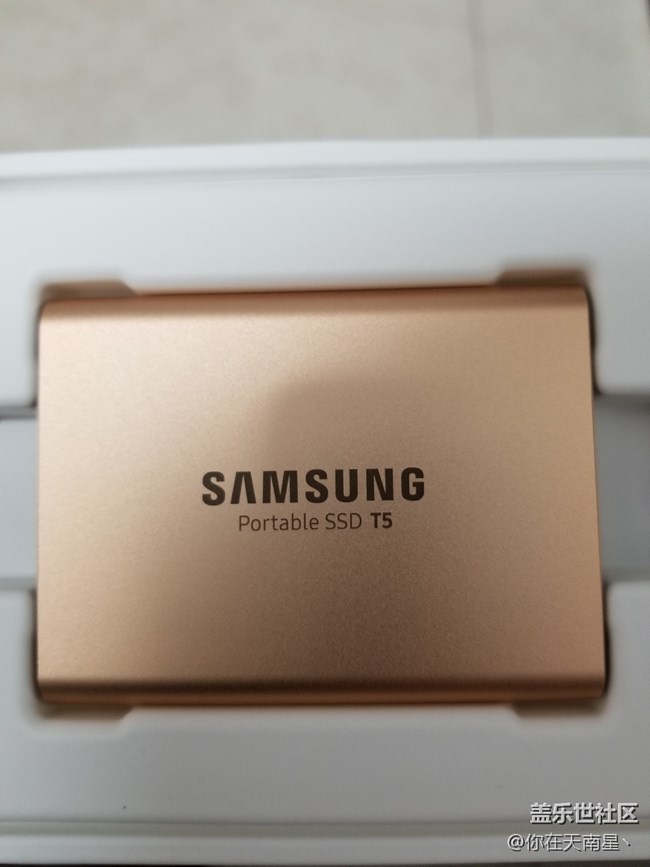 社區(qū)兌換的硬盤收到了