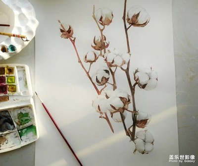 待的時(shí)間畫畫水彩吧