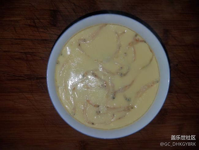 【家常菜】+銀魚蒸蛋