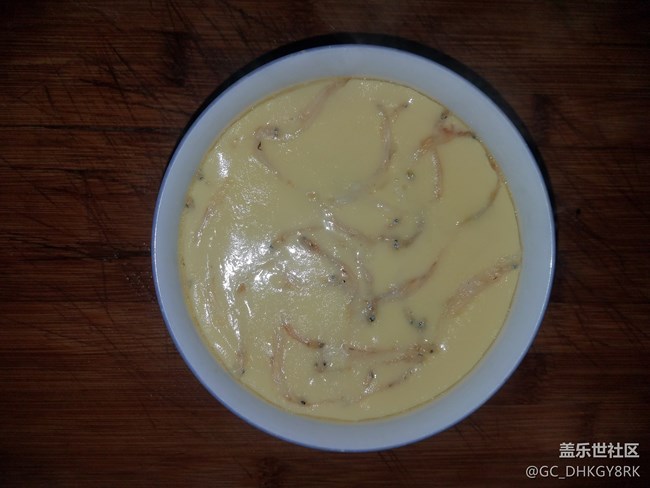 【家常菜】+銀魚蒸蛋