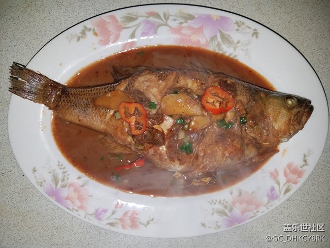 【家常菜】+紅燒鱸魚