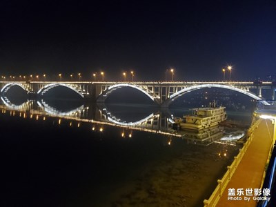 【身邊的景色】+嘉陵江大橋的夜色