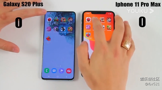 三星Galaxy S20+與iPhone 11 Pro Max速度對比測試