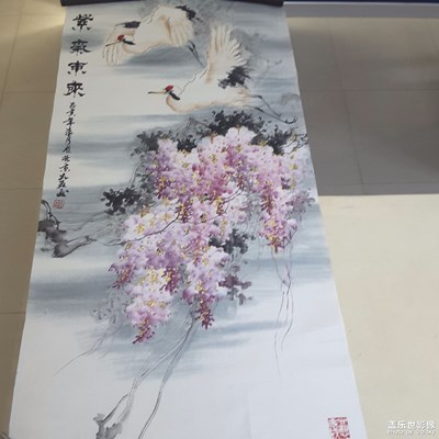 北京紫禁城书画院副院长 魏大垚国画《紫气东来》与大家共享