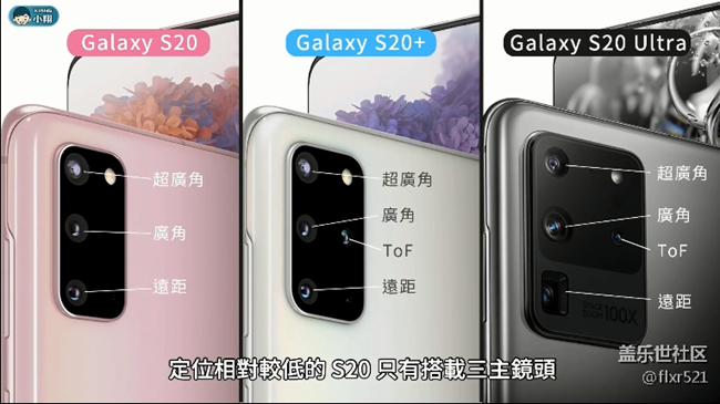 三星Galaxy S20_S20+_S20 Ultra詳細對比解析如何選購