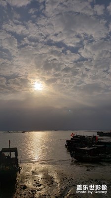 大海天空夕陽