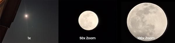 【分享】官方晒S20 Ultra拍月亮：100倍变焦显奇效