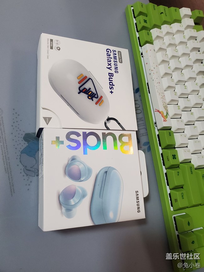 【我的專屬Buds+】浮氧藍(lán) 小清新色 終于收到啦