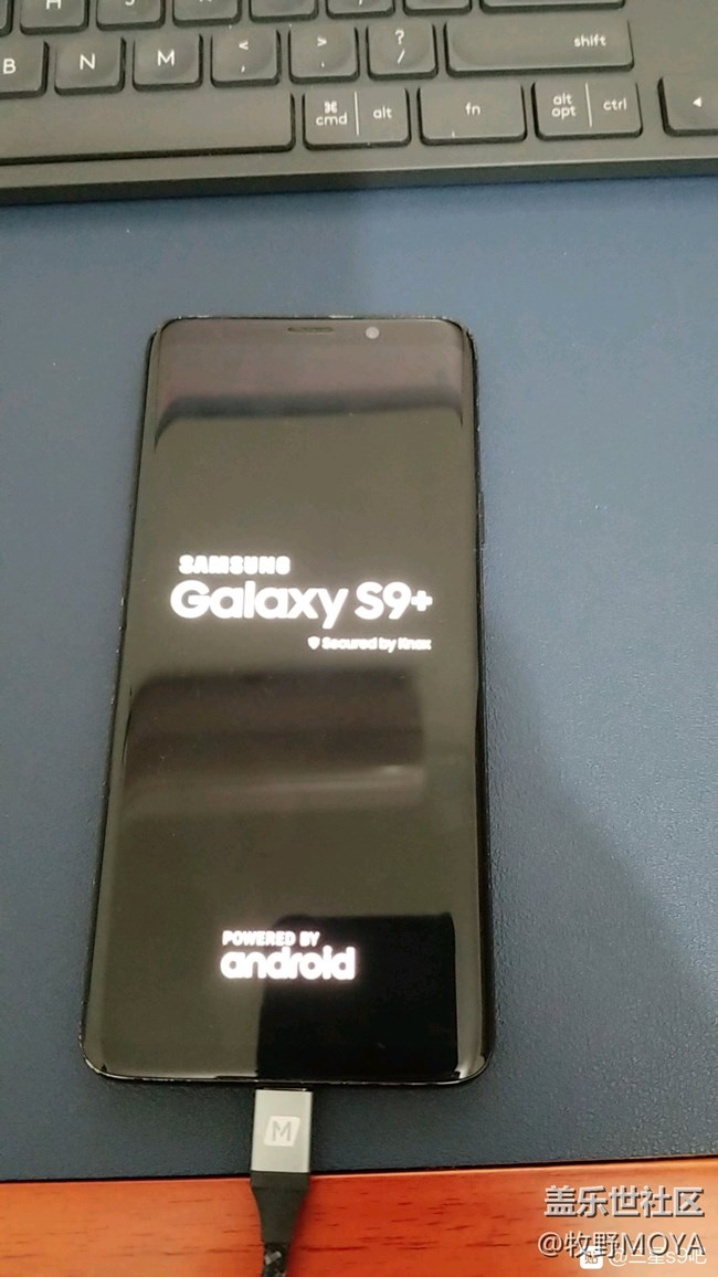 三星s9+無法開機，手機插電就顯示這個畫面進(jìn)不了系統(tǒng)。