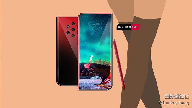 新設(shè)計一款手機(jī)，三星復(fù)刻7610