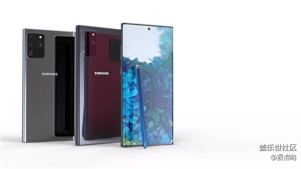 三星Galaxy Note20最新渲染圖曝光 三星Galaxy Note20最新渲染圖曝光