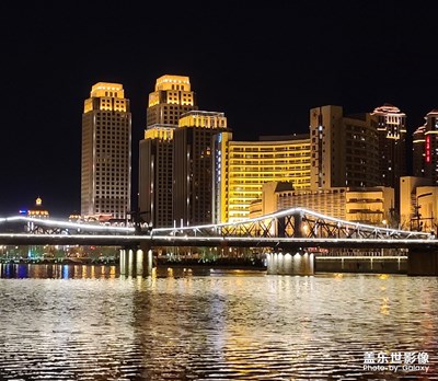 天津海河夜景