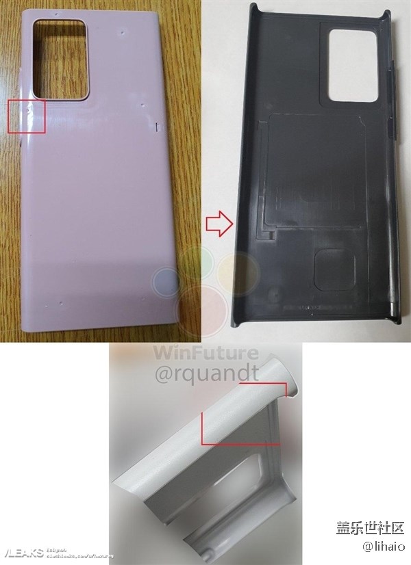 三星Galaxy Note 20模具曝光：矩陣相機實錘