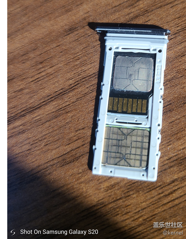 終于用上了三卡合一了。開心